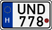 license plates of Hungary, Motorcycles (1990)
