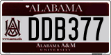 Alabama, Specialty plates