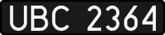License plates of Poland, 1976 year system