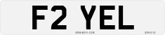License plate of the United Kingdom, 1983 year system