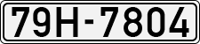License plate of Vietnam, Cars