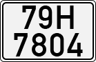License plate of Vietnam, Cars