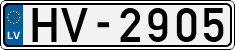 License plate of Latvia, Regular car plates