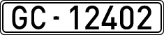 License plates of Spain, 1900 year series