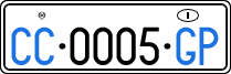 License plate of Italy, Diplomatic