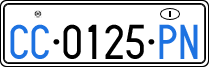 License plate of Italy, Diplomatic