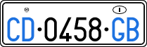 License plate of Italy, Diplomatic