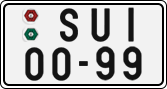 License plate of the Czech Republic, Cars (1960)