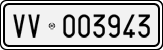 License plate of Italy, Cars (1927 year series)