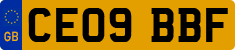 License plate of the United Kingdom, 2001 year system