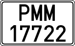 License plates of Spain, Official and military plates