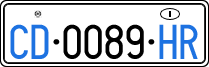 License plate of Italy, Diplomatic