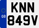 License plate of the United Kingdom, 1963 year system
