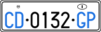 License plate of Italy, Diplomatic