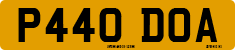 License plate of the United Kingdom, 1983 year system