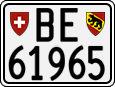License plate of Switzerland, Motorcycles