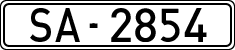License plates of Spain, 1900 year series