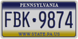 Pennsylvania, ABC-1234