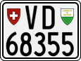 License plate of Switzerland, Motorcycles
