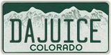 Colorado, Vanity Plates