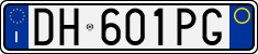 License plate of Italy, Cars (1994 year series)