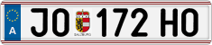 License plate of Austria, Regular plates