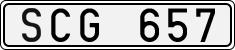 License plate of Sweden, Regular plates