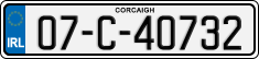 License plate of Ireland, Regular plates