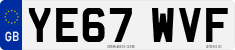 License plate of the United Kingdom, 2001 year system