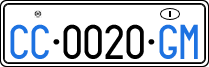 License plate of Italy, Diplomatic