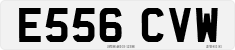 License plate of the United Kingdom, 1983 year system