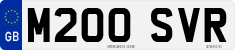 License plate of the United Kingdom, 1983 year system