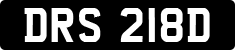 License plate of the United Kingdom, 1963 year system