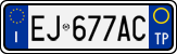 License plate of Italy, Cars (1994 year series)
