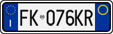 License plate of Italy, Cars (1994 year series)