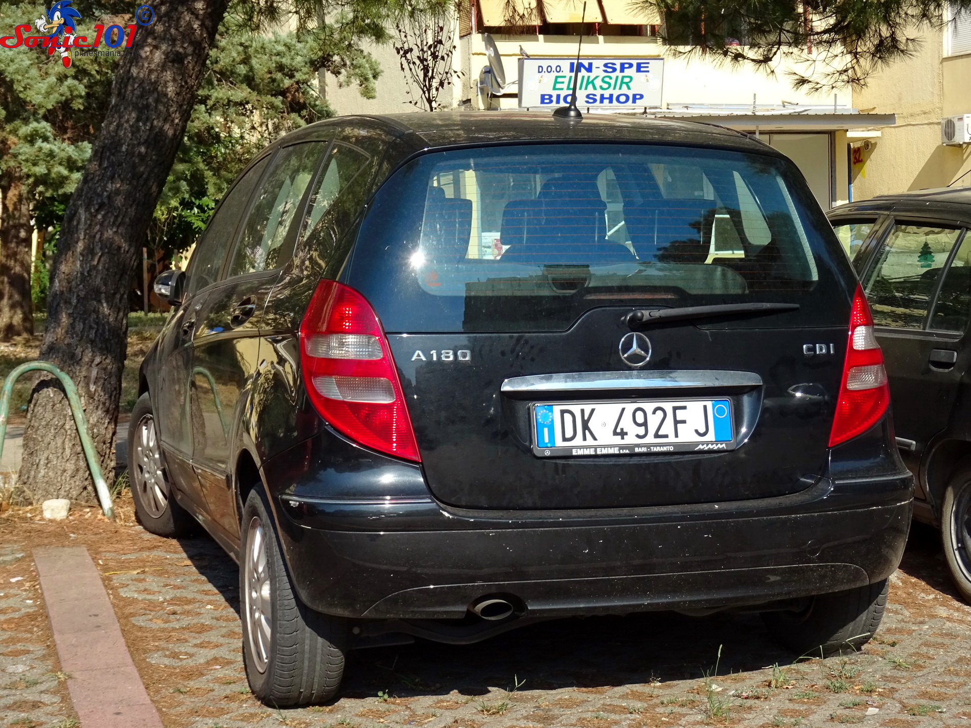 DK 492 FJ, Mercedes-Benz A-Klasse 2nd gen 5-door (don't set)
