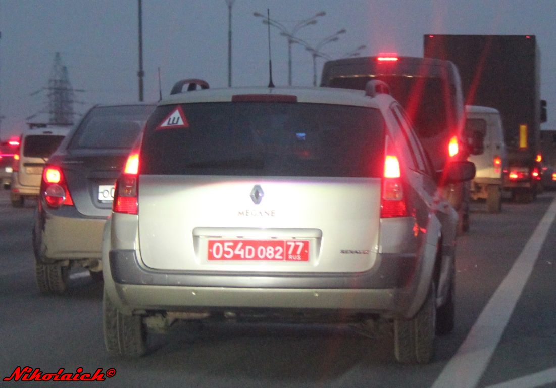 054 D 082 77, Renault Mégane 2nd gen Estate Wagon (K84), 2003–2009 (­–2012 for BR-market)