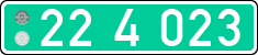 License plate of Lithuania, Diplomatic