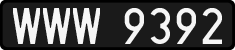 License plates of Poland, 1976 year system