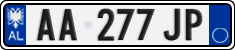 License plate of Albania, Cars (2011)