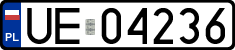 License plates of Poland, Military