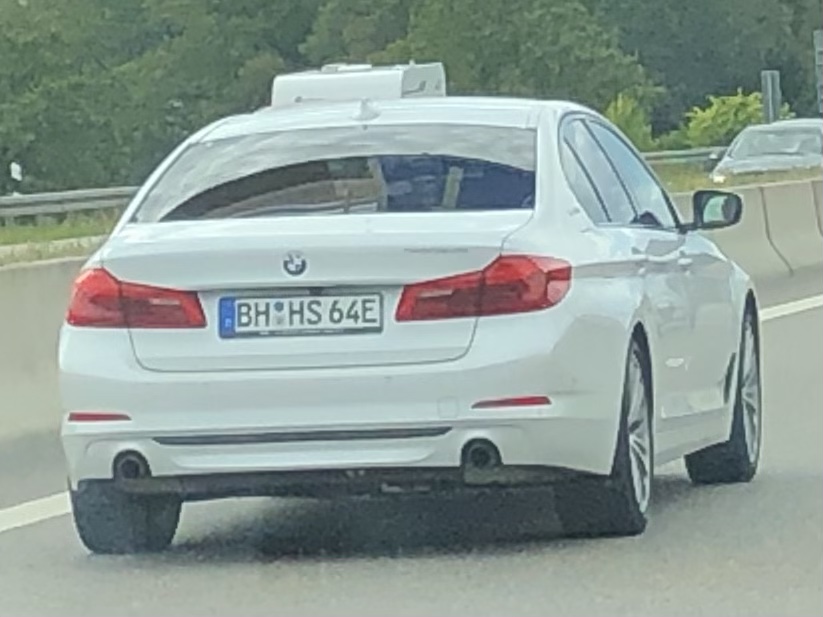 BH HS 64 E, BMW 5 Series 7th gen Sedan (G30/G38), 2017–2020