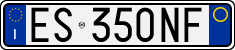 License plate of Italy, Cars (1994 year series)