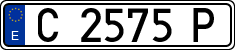 License plates of Spain, 1971 year series