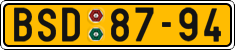 License plate of the Czech Republic, Commercial vehicles (1960)