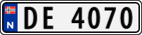 License plate of Norway, Trailers, motorcycles, special vehicles