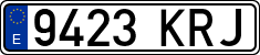 License plates of Spain, Ordinary (2000)