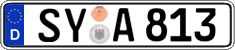 German license plate, Regular plates