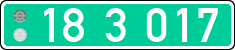 License plate of Lithuania, Diplomatic