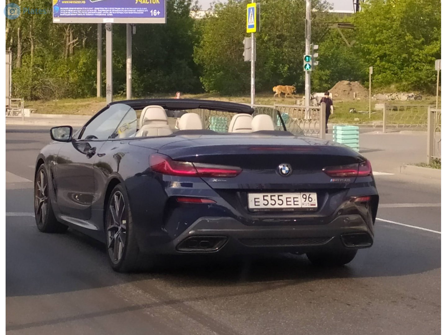 е 555 ее 96, BMW 8 Series 2nd gen Cabrio (G14), 2018–
